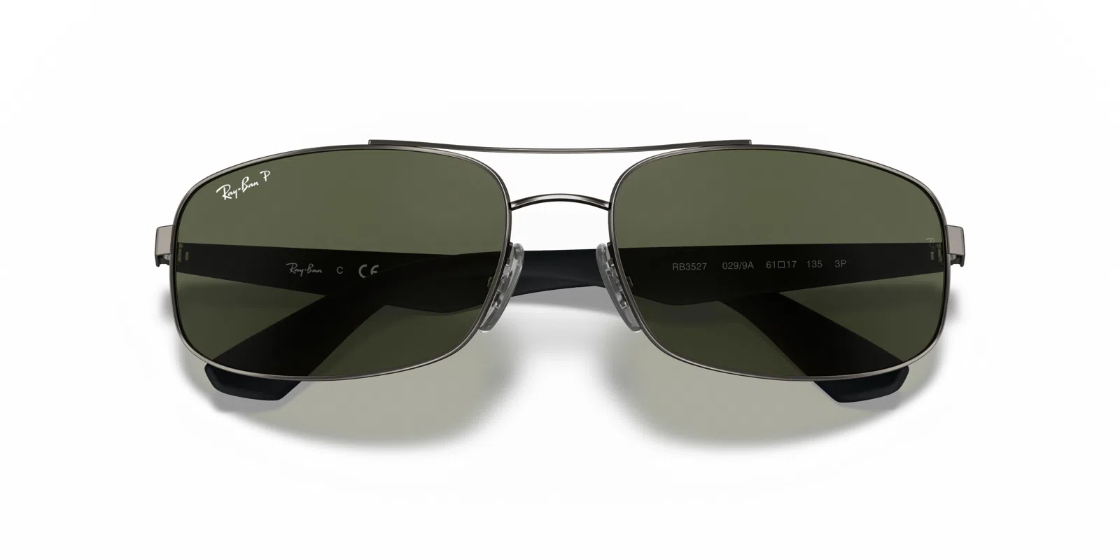 Ray-Ban 3527 Sunglasses - Matte Black - view 18